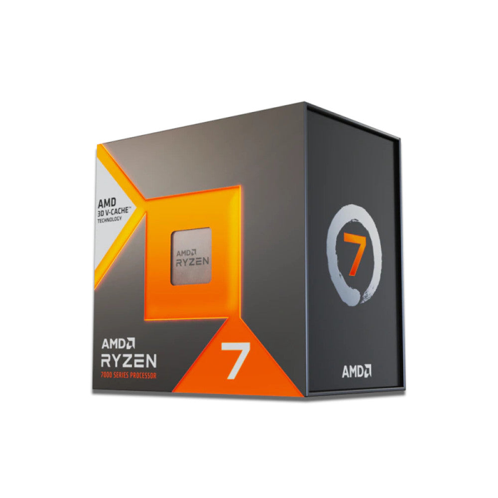 AMD Ryzen 7 7800X3D Processor with Radeon Graphics (8 Cores, 16 Threads, Max. Boost Clock Up To 5.0GHz, AM5 Socket and 104MB Cache)