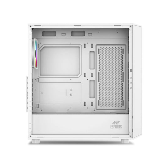 Ant Esports 411 Air ARGB (E-ATX) Mid Tower Gaming Cabinet - White