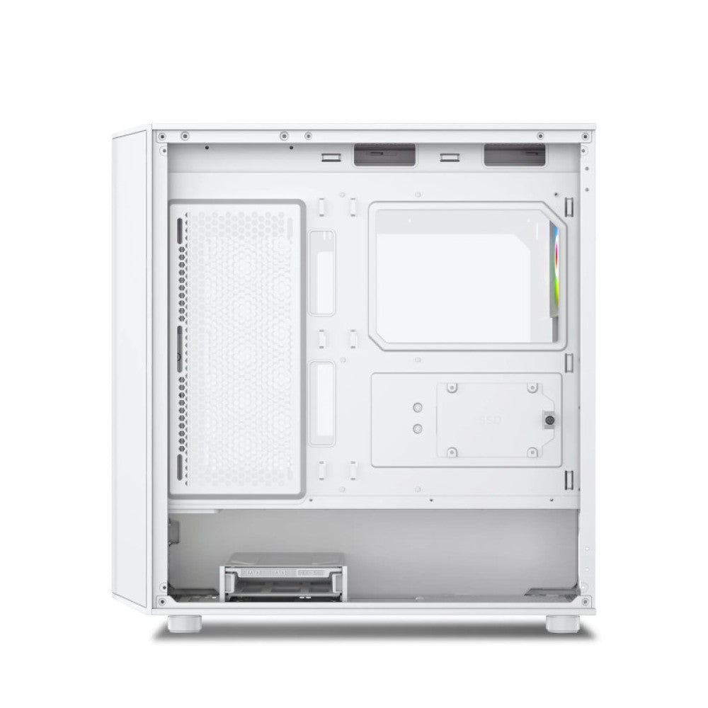 Ant Esports 411 Air ARGB (E-ATX) Mid Tower Gaming Cabinet - White