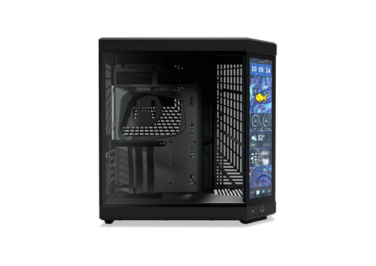 HYTE Y70 Touch Infinite Dual Chamber ATX Mid-Tower Cabinet - Pitch Black