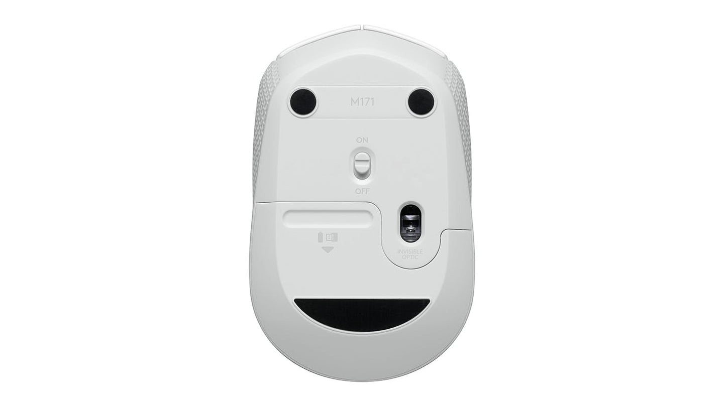 Logitech M171 White Wireless Mouse