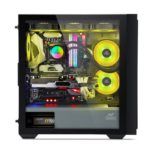 Ant Esports 690 Air ARGB (E-ATX) Mid Tower Gaming Cabinet - Black