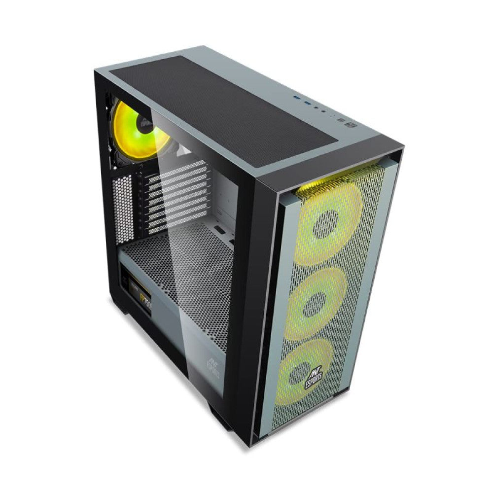 Ant Esports 690 Air ARGB (E-ATX) Mid Tower Gaming Cabinet - Black