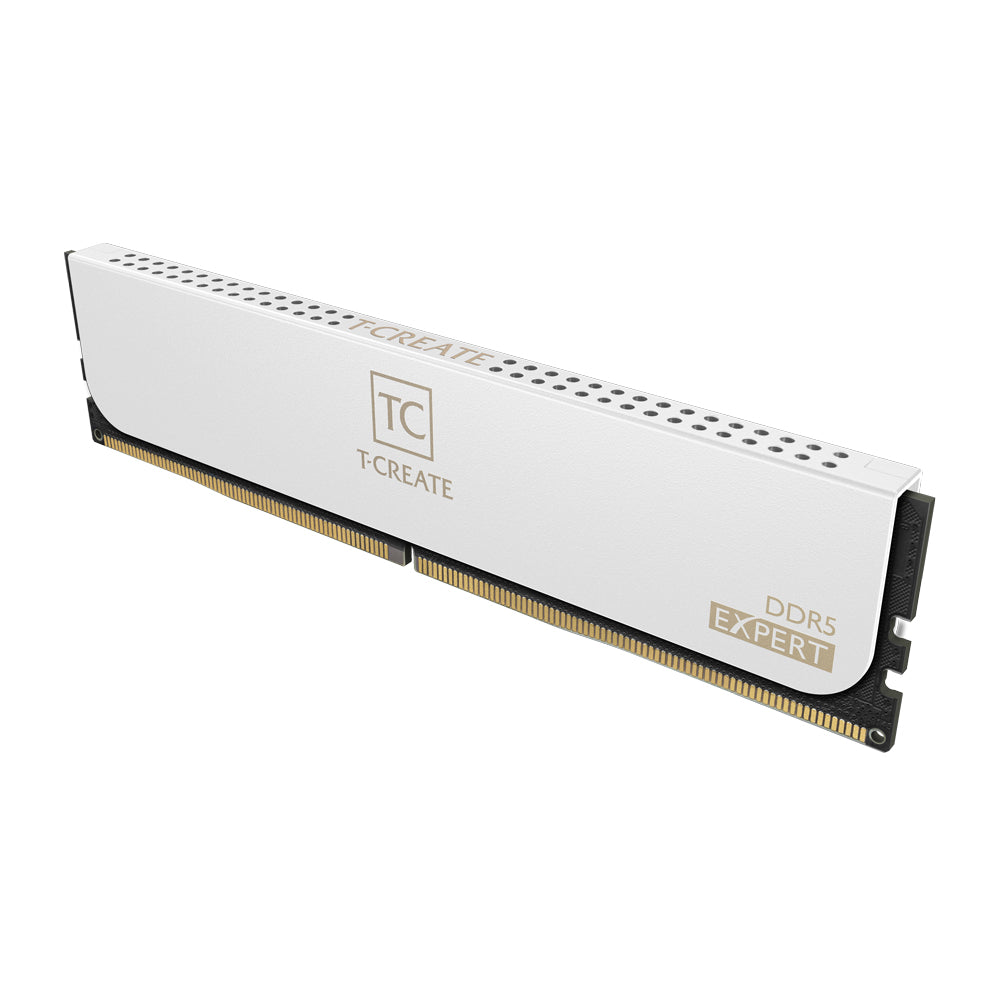 TEAMGROUP T-Create Expert DDR5 32GB (16GB x 2) 6000MHz RAM - White