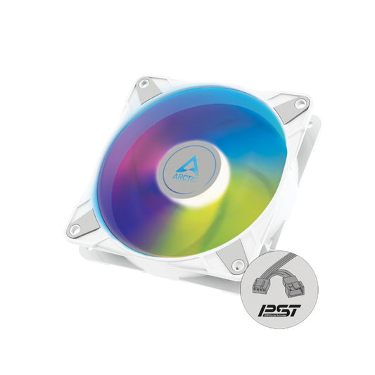 Arctic P14 PWM PST A-RGB Cabinet Fan - White