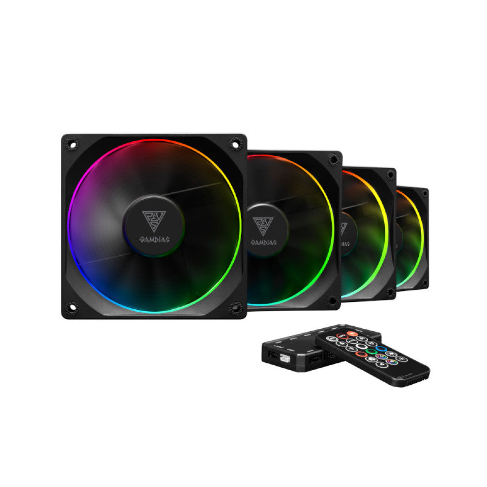Gamdias Aeolus M3-1204R ARGB PWM Case Fan