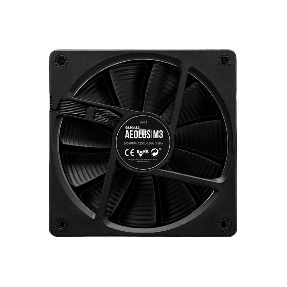 Gamdias Aeolus M3-1204R ARGB PWM Case Fan
