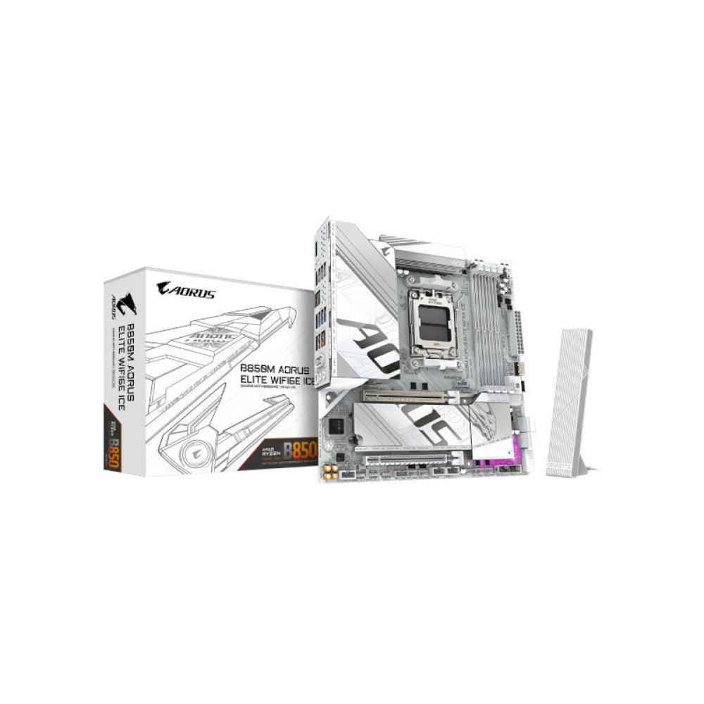 Gigabyte B850M AORUS ELITE WIFI6E ICE Motherboard