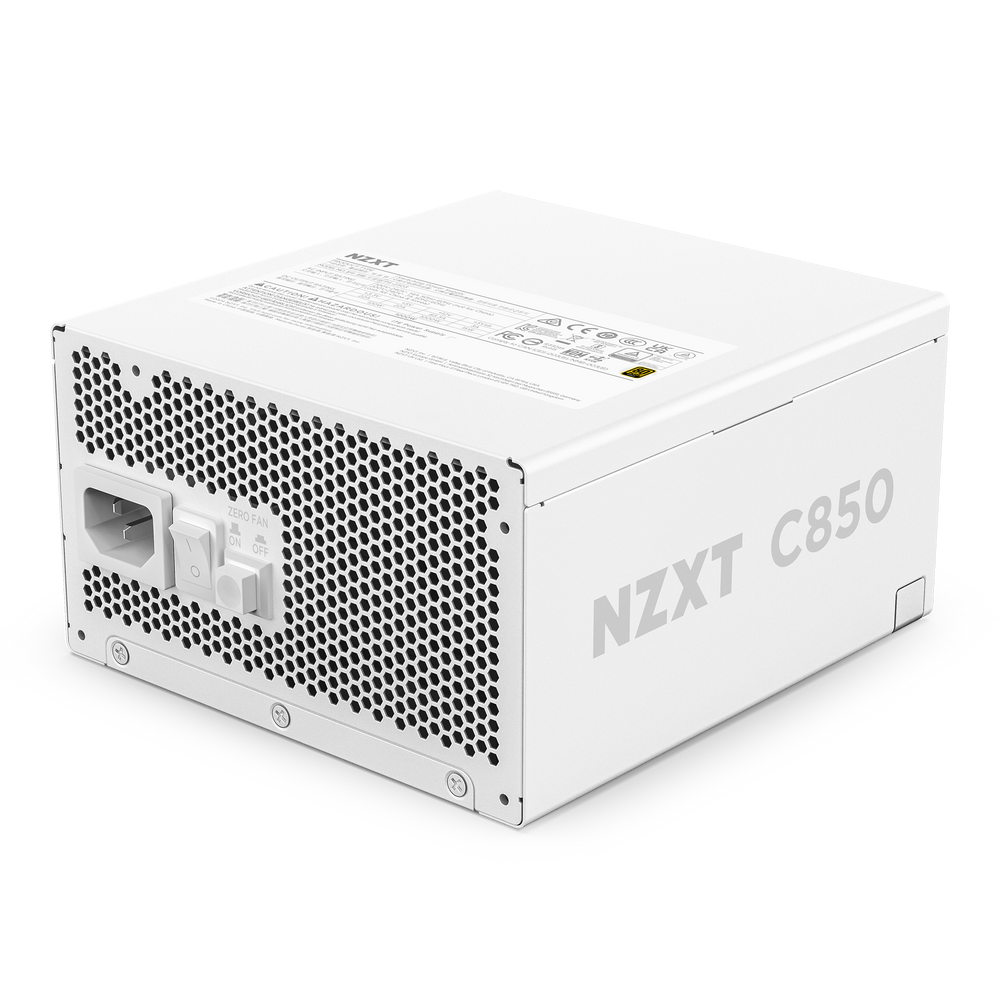NZXT C850 Gold ATX 3.1 850 Watt 80 PLUS Gold Fully Modular Power Supply (White)