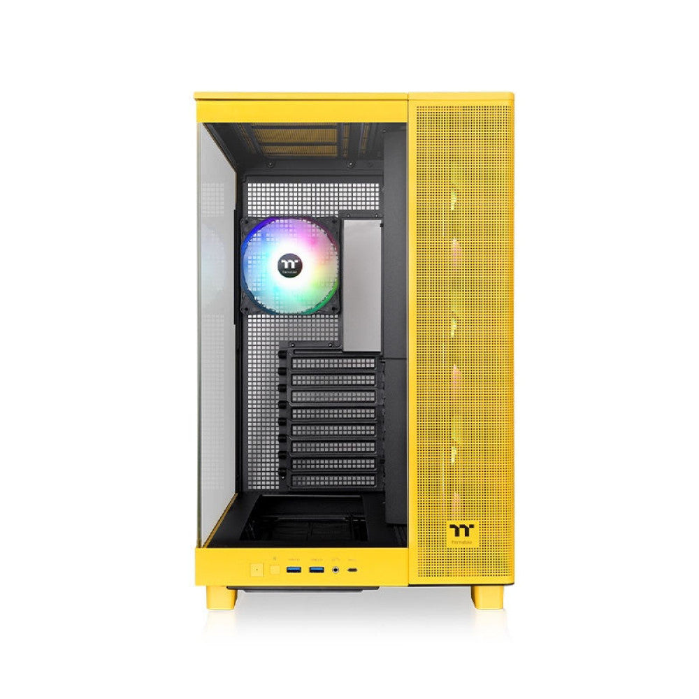 Thermaltake View 380 XL TG ARGB Bumblebee Mid Tower Gaming Cabinet