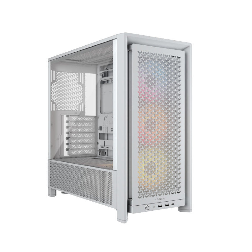 Corsair Frame 4000D RS ARGB Modular Mid-Tower Case - White