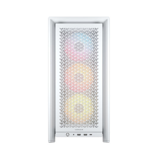 Corsair Frame 4000D RS ARGB Modular Mid-Tower Case - White