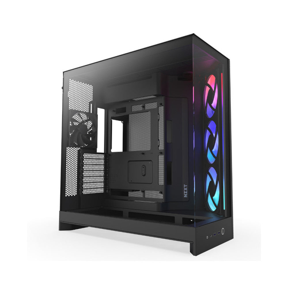 NZXT H9 Flow RGB Mid Tower Cabinet - Black