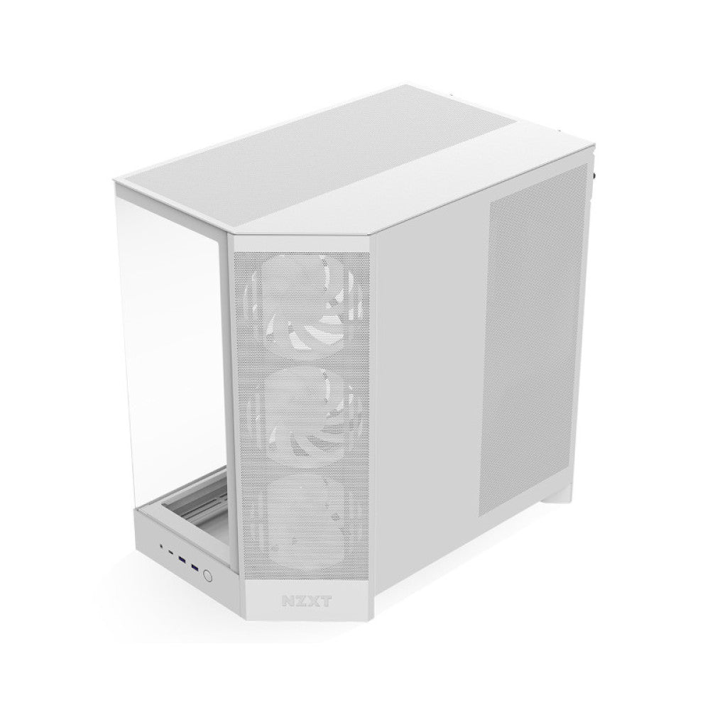 NZXT H9 Flow RGB Mid Tower Cabinet - White