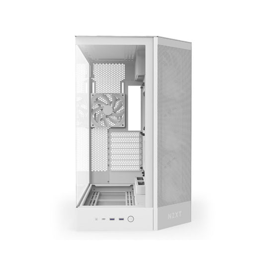 NZXT H9 Flow RGB Mid Tower Cabinet - White