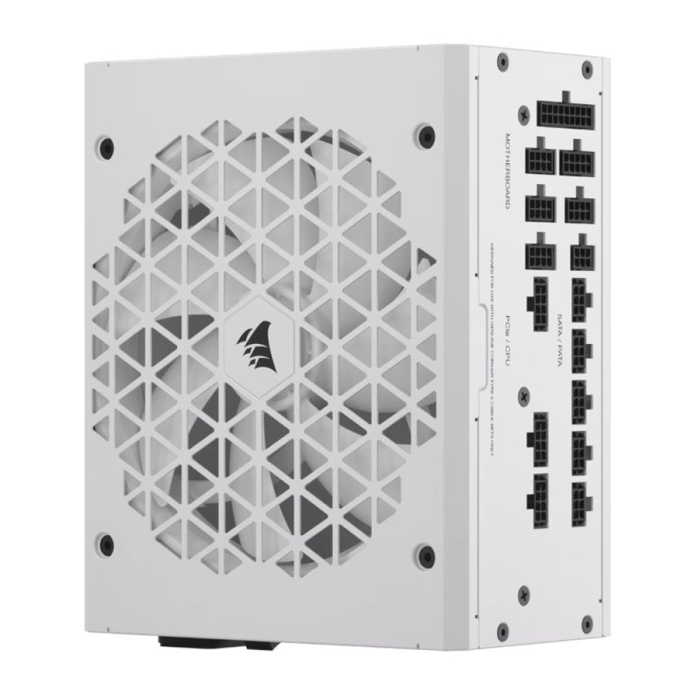 Corsair RMx Shift Series RM1000x — 1000 Watt Fully Modular 80+ Gold Power Supply (White)