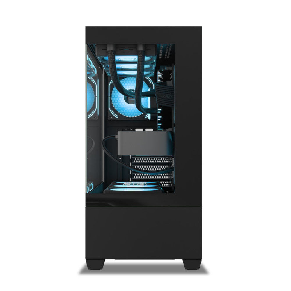 Ant Esports Crystal Z3 Mid Tower Gaming Cabinet - Black