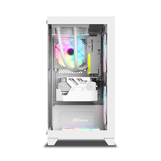 Ant Value CV200 Mini-Tower Gaming Cabinet – White