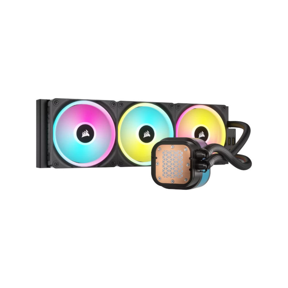 Corsair iCUE Link H150i LCD Liquid CPU Cooler - Black