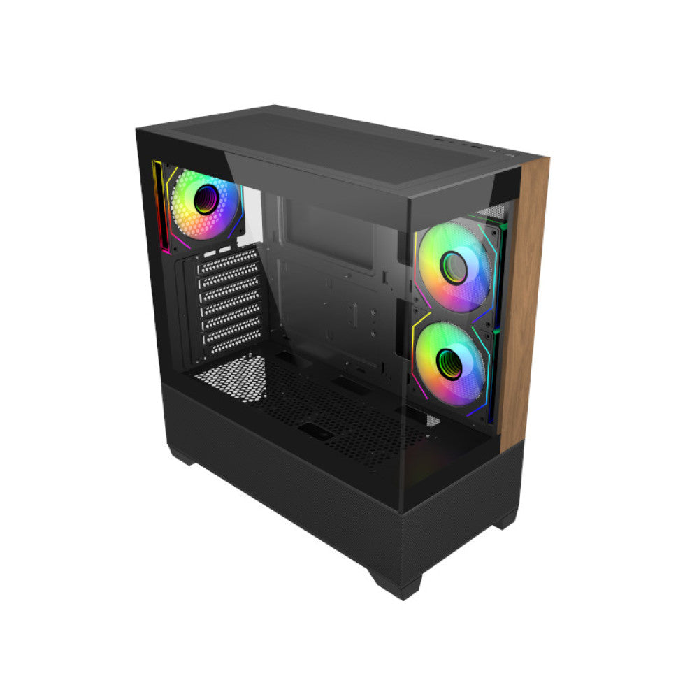 Cooler Master Elite 690 Wood Cabinet - Black