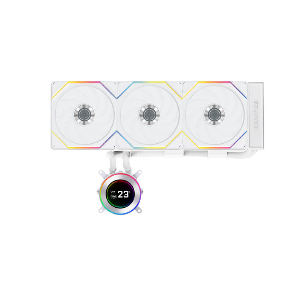 Lian Li Hydroshift II LCD-C 360TL Liquid CPU Cooler - White