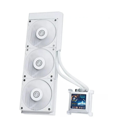 Lian Li Hydroshift LCD 360S Liquid CPU Cooler - White
