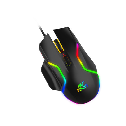 Ant Esports GM340 RGB Wired Gaming Mouse (12800 DPI, Optical Sensor)