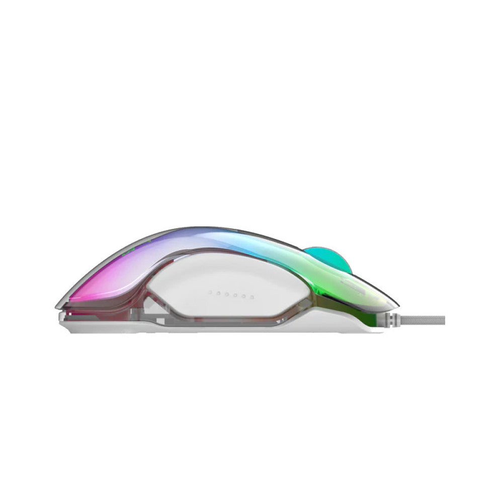 Ant Esports GM610 RGB Wired Gaming Mouse (12800 DPI, Optical Sensor) - White