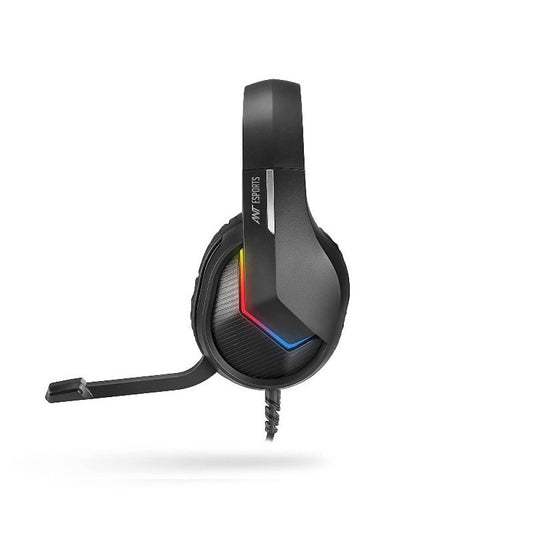 Ant Esports H1100 Pro RGB Black Wired Over-Ear Gaming Headset