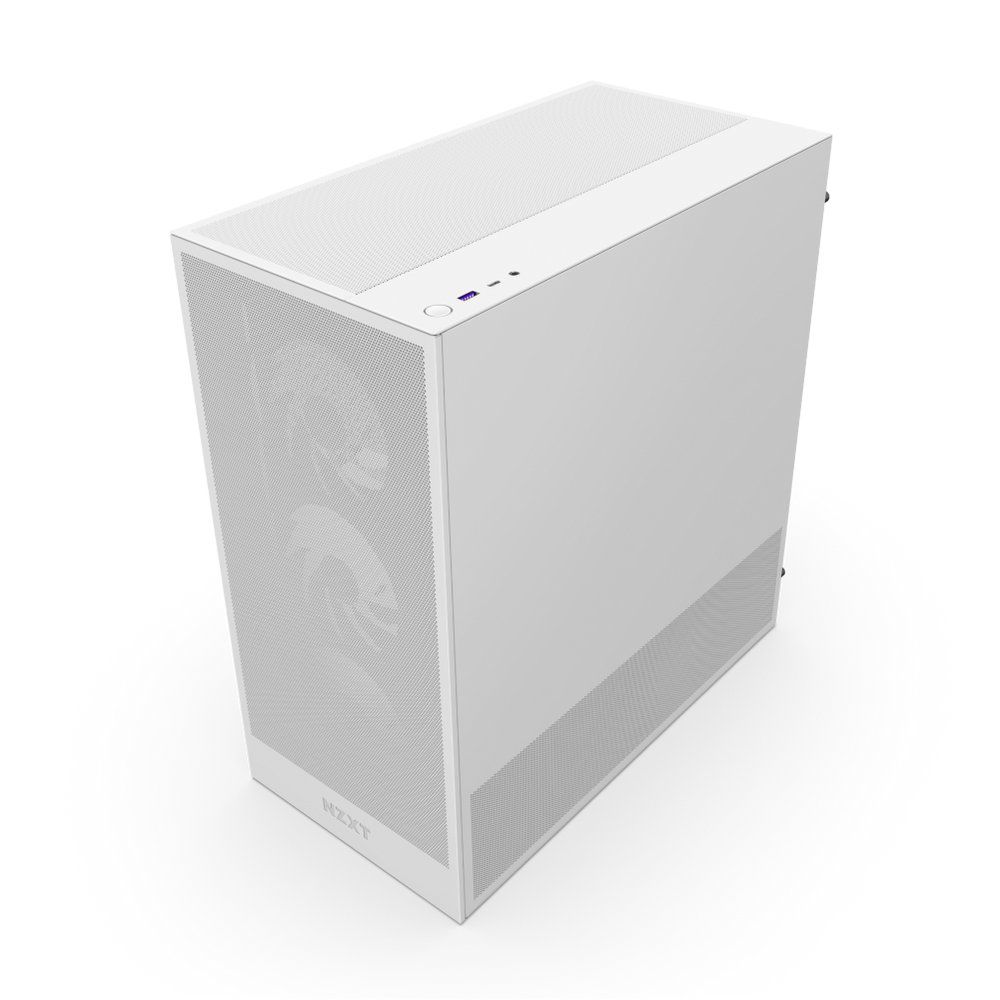 NZXT H5 Flow RGB 2024 Edition E-ATX White Mid Tower Case