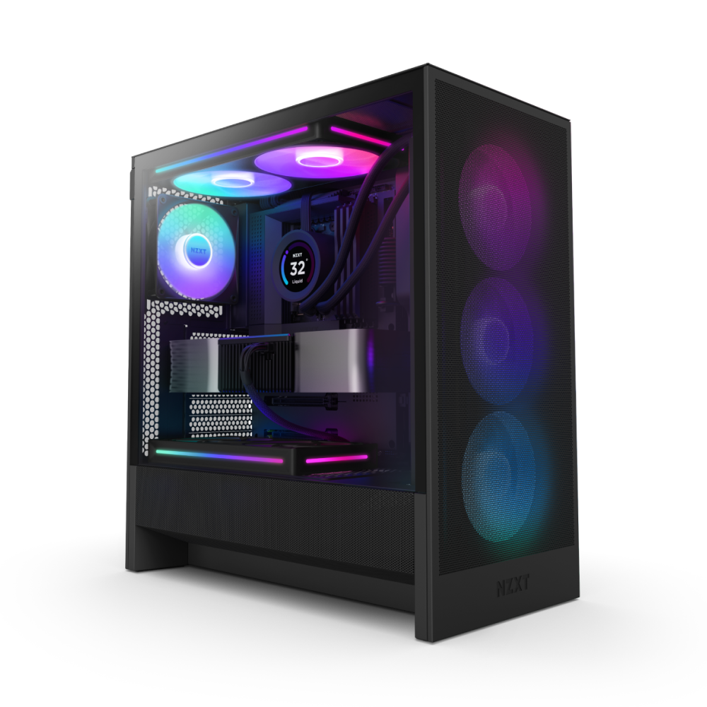NZXT H5 Flow RGB 2024 Edition E-ATX Mid Tower Case