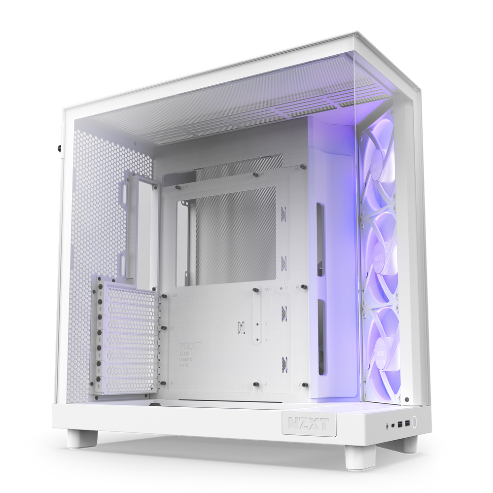 NZXT H6 Flow RGB (ATX) Mid Tower Cabinet (White)