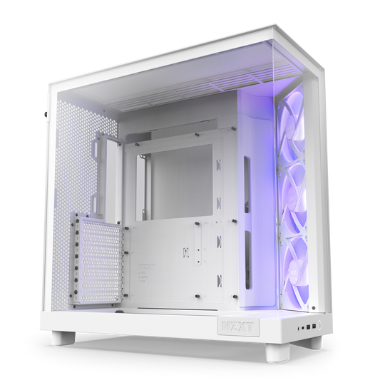 NZXT H6 Flow RGB (ATX) Mid Tower Cabinet (White)