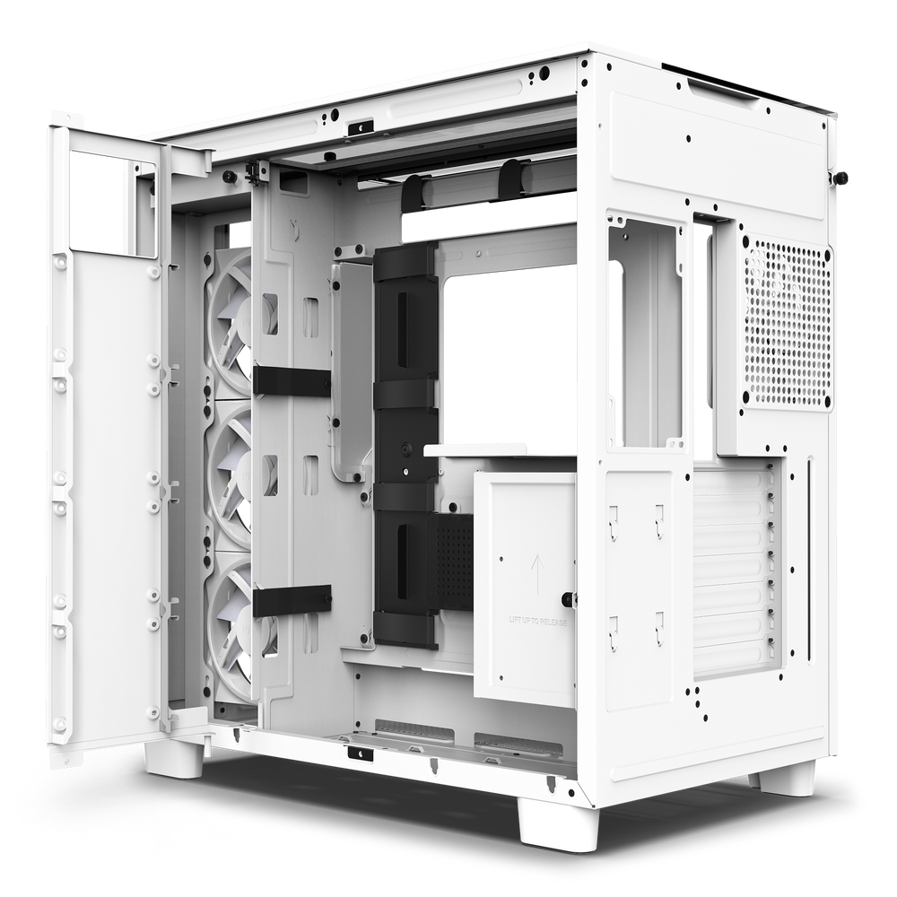 NZXT H9 Elite (ATX) Mid Tower Cabinet (White)