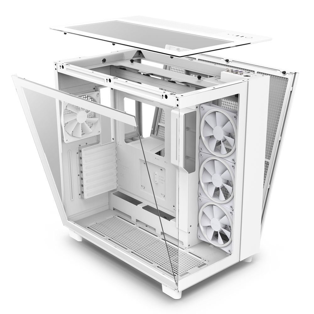 NZXT H9 Elite (ATX) Mid Tower Cabinet (White)