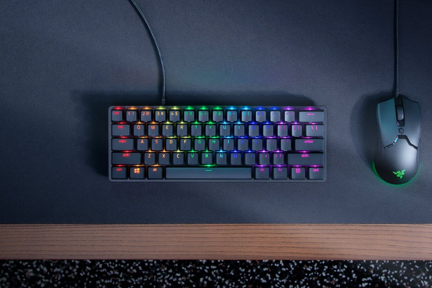 Razer Huntsman Mini Gaming Keyboard Red Linear Optical Switches (Black)