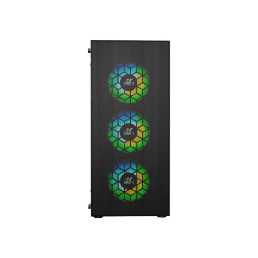 Ant Esports ICE-110 (E-ATX) Mid Tower Gaming Cabinet - Black