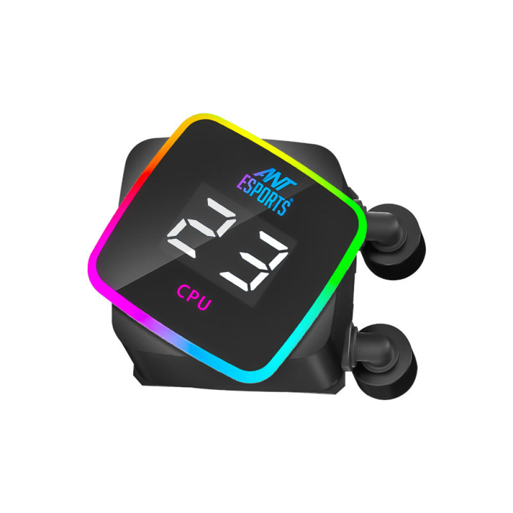 Ant Esports ICE-Flow 360 ARGB CPU Liquid Cooler - Black