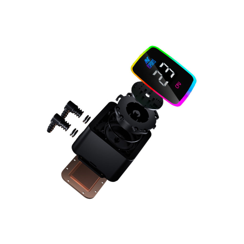 Ant Esports ICE-Flow 360 ARGB CPU Liquid Cooler - Black