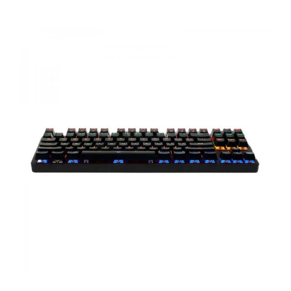Ant Esports MK1000 Wired TKL Mechanical Gaming Keyboard with Blue Switches, Multicolour Backlit