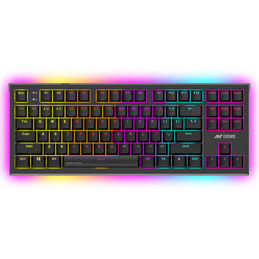 Ant Esports MK1800 TKL Mechanical Backlit Gaming Keyboard - Black