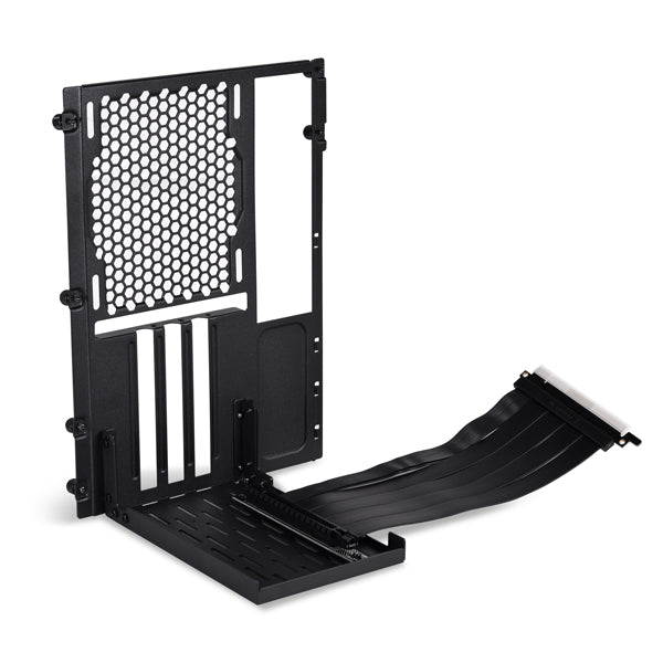 Lian Li O11D-Mini (PCI-E 4.0 x16) Vertical GPU Bracket Kit with 200mm Riser Cable for O11D Mini - Black