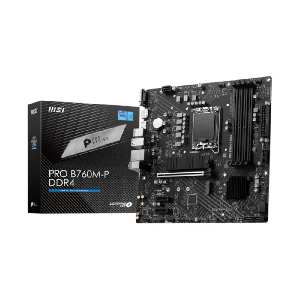 MSI Pro B760M-P DDR4 Motherboard
