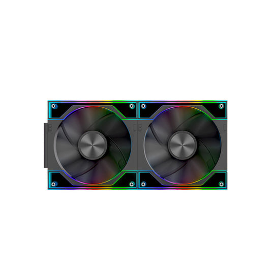 Ant Esports Quartzflow 120mm 3 in 1 ARGB Case Fan Kit – Black