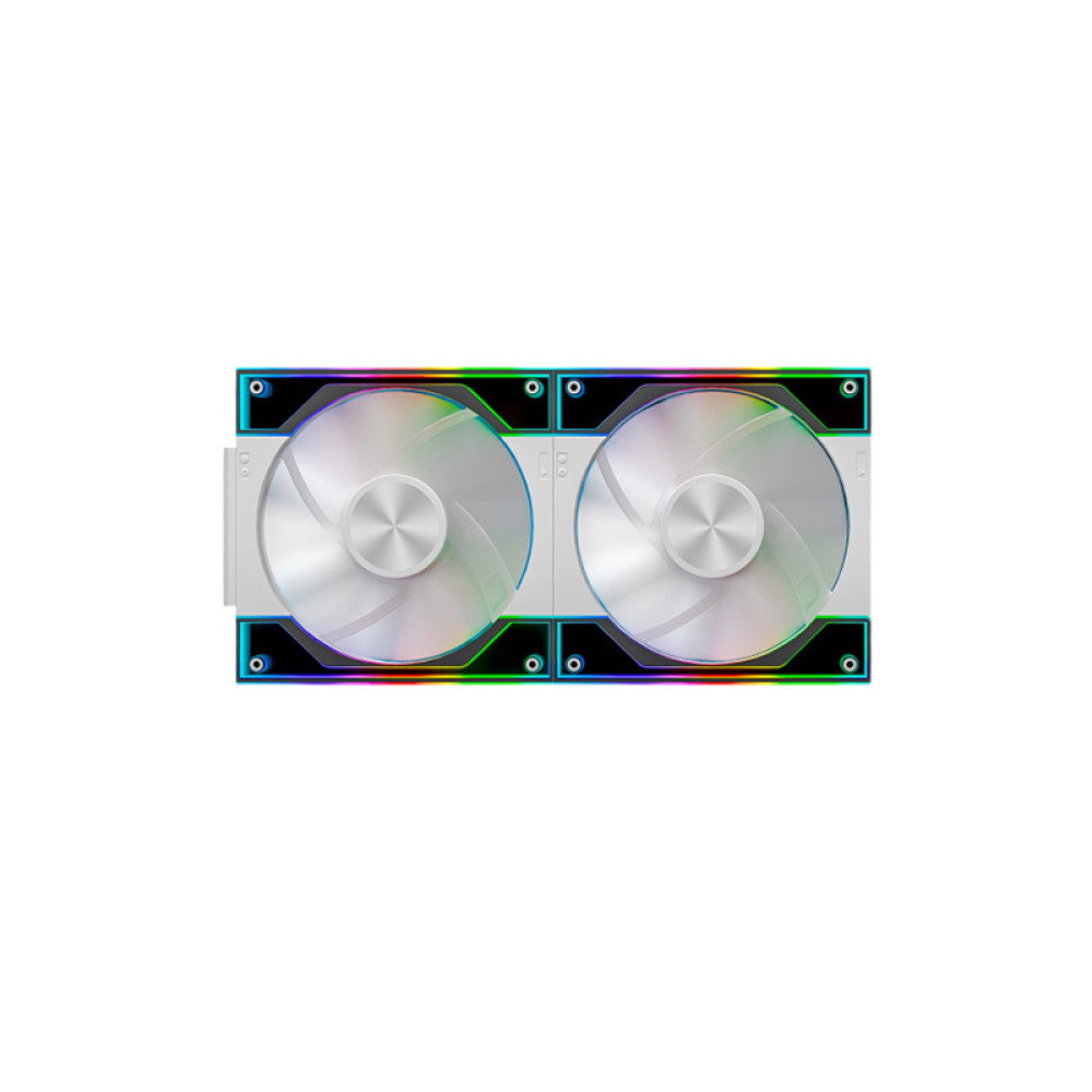 Ant Esports Quartzflow 120mm 3 in 1 ARGB Case Fan Kit – White