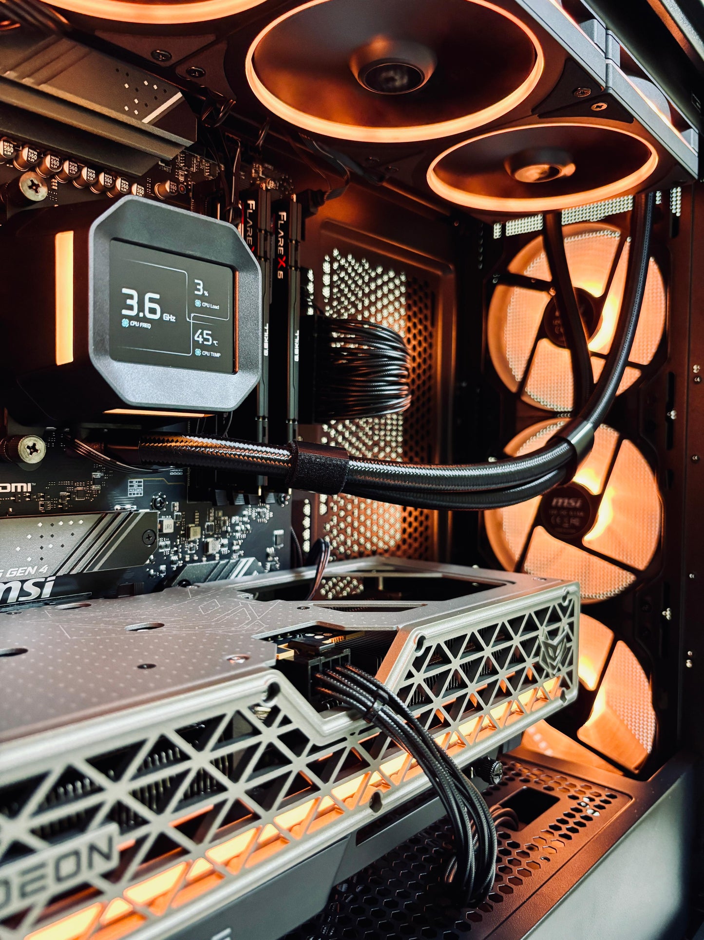 Hardware Nest Beatz (AMD Ryzen 5 9600X / AMD RX 9060 XT OC 16GB / RGB 32GB DDR5 RAM / 1TB M.2 Gen4 SSD) Pre Built PC for 2K AAA Gaming