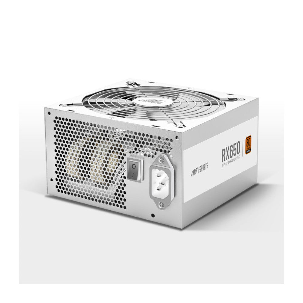 Ant Esports RX650 White - 80 Plus Bronze Certified 650 Watt Non-Modular Power Supply