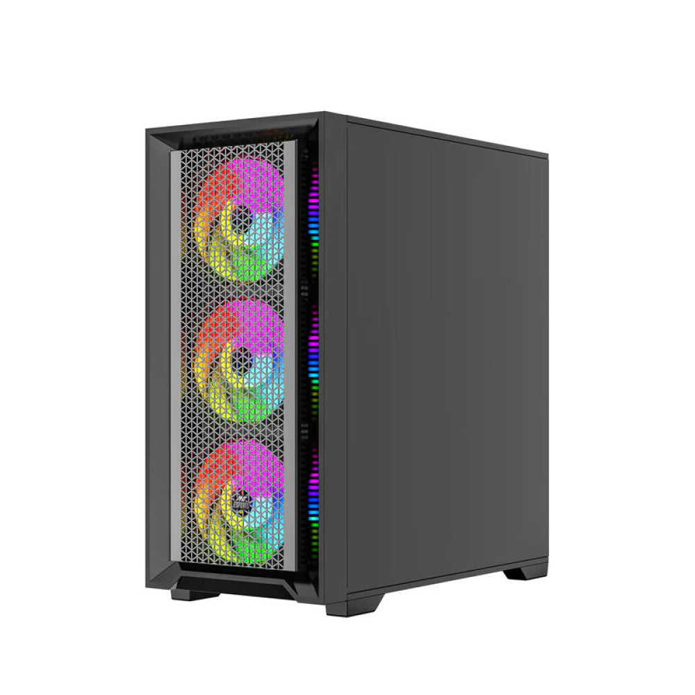 Ant Esports SX7 (ATX) Mid Tower Gaming Cabinet - Black