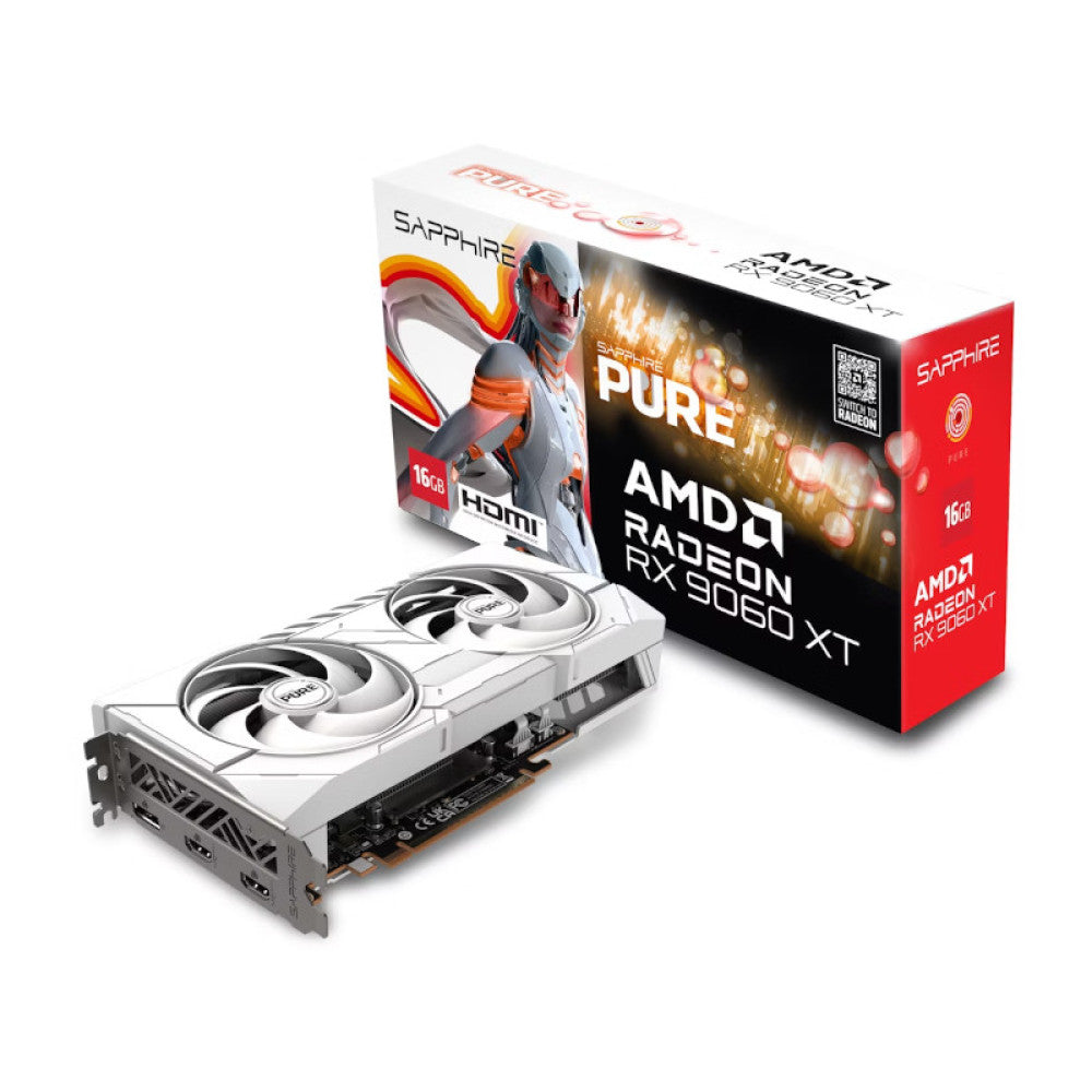 Sapphire Pure RX 9060 XT OC 16GB GDDR6 Graphics Card