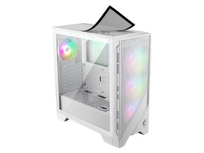 MSI MAG Forge 320R Airflow (ATX) Mid Tower Cabinet (White)